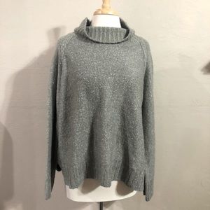 3/$30 H&M chunky fisherman sweater extra warm heather grey large